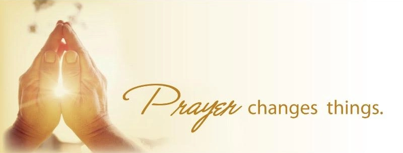 Elegant golden text reading 'Prayer cha' on a soft beige background.
